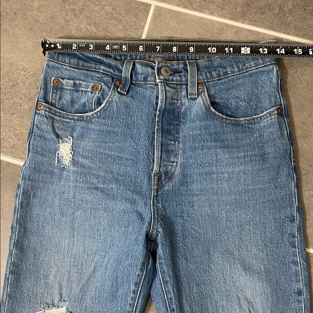Levi’s 501® ORIGINAL CROPPED JEANS size 27X26 - Picture 5 of 14